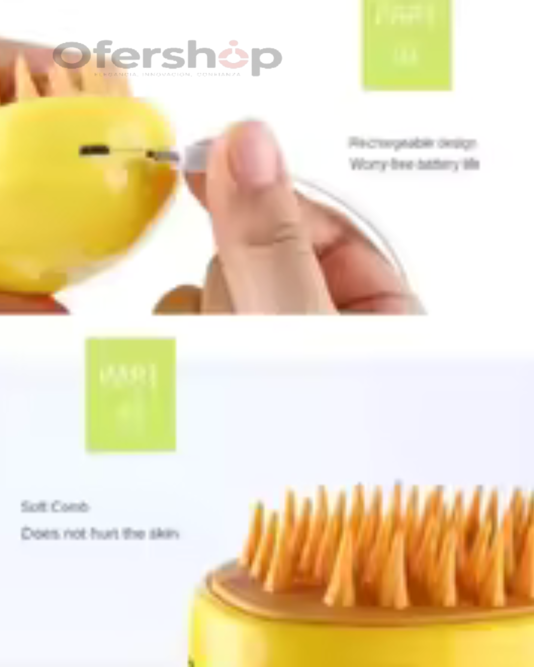 CEPILLO A VAPOR 3 EN 1 PARA MASCOTAS