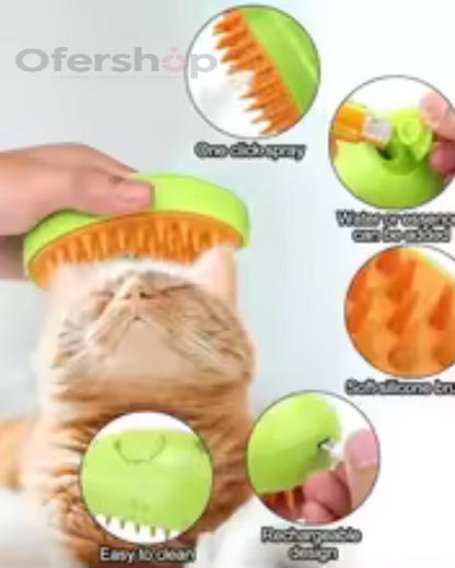 CEPILLO A VAPOR 3 EN 1 PARA MASCOTAS